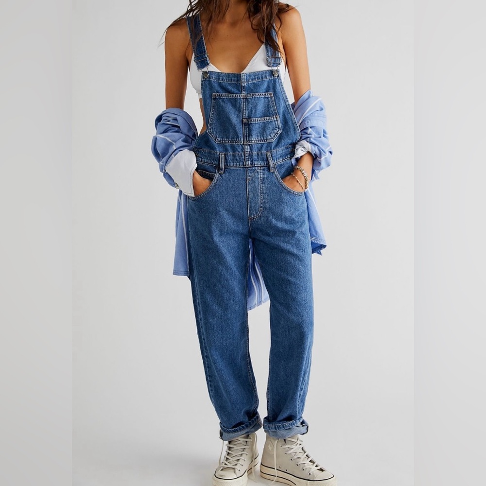 Free People We The Free Ziggy Denim Overalls
